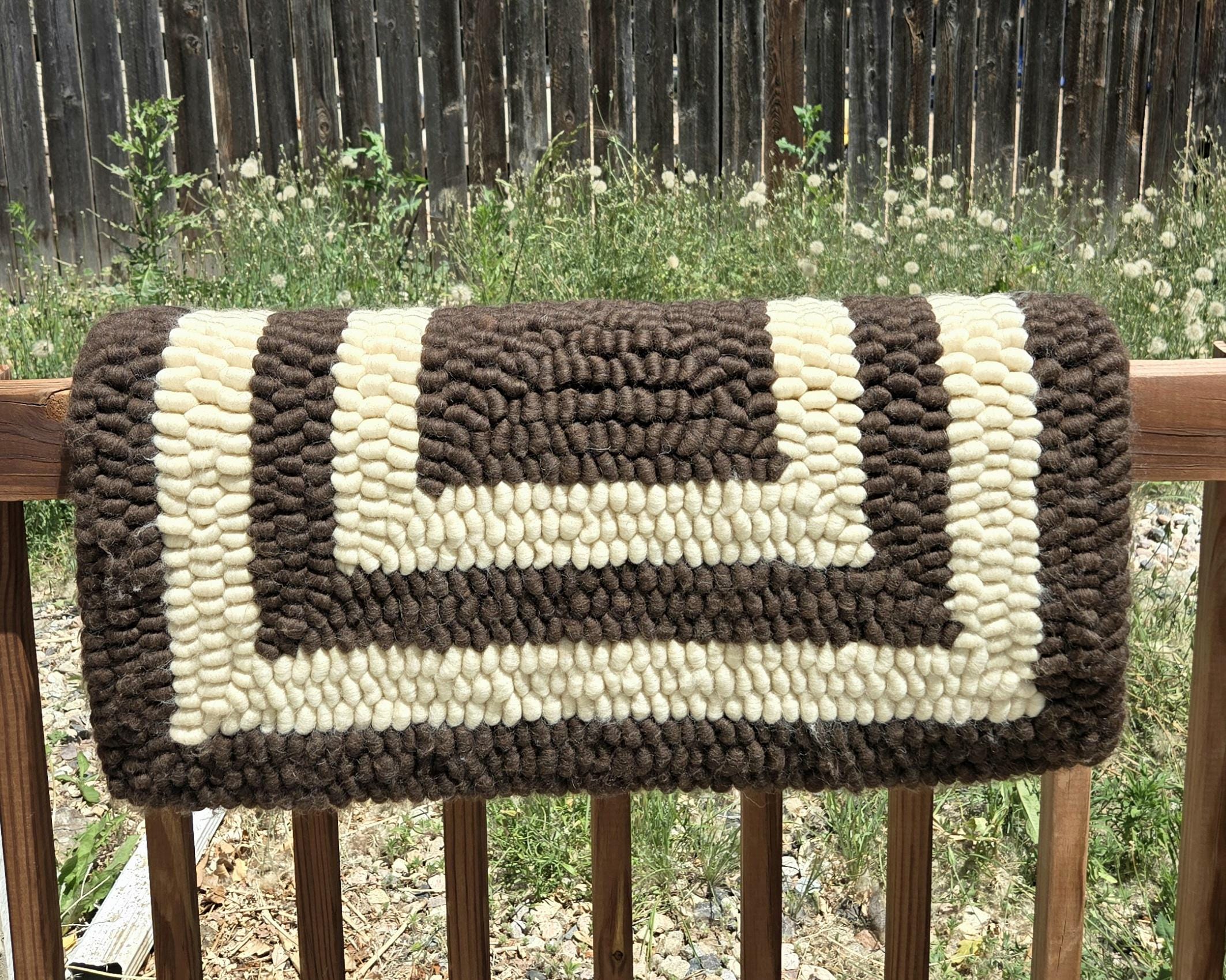 How to Make a Pulled Wool Saddle Pad DIY Instructional PDF