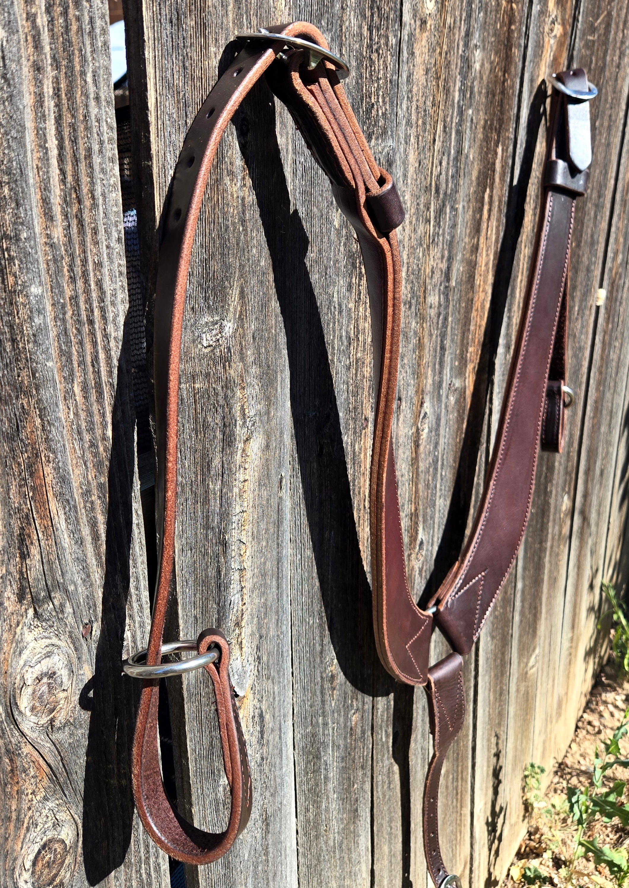 Pulling style breast collar, dark oil