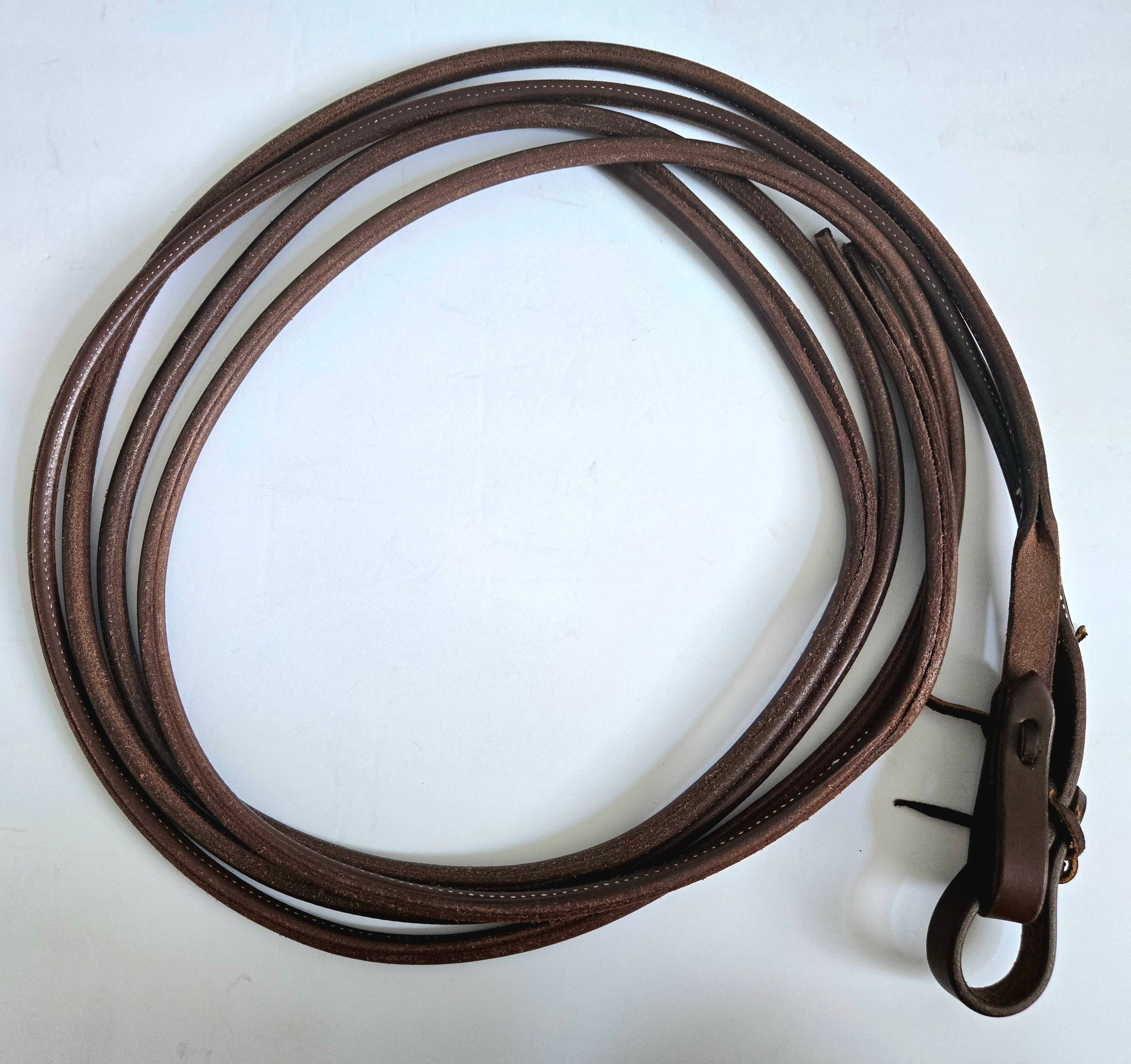 Rolled split reins, 8ft