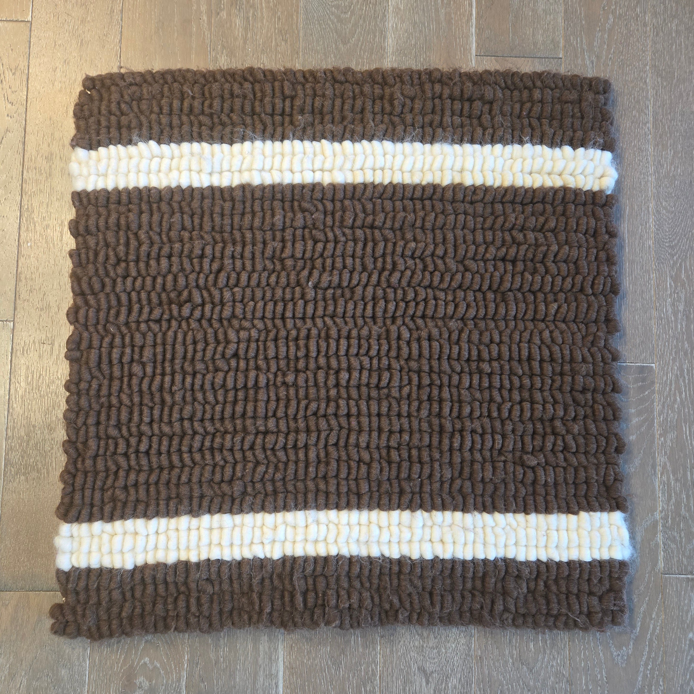 Custom pulled wool saddle pad