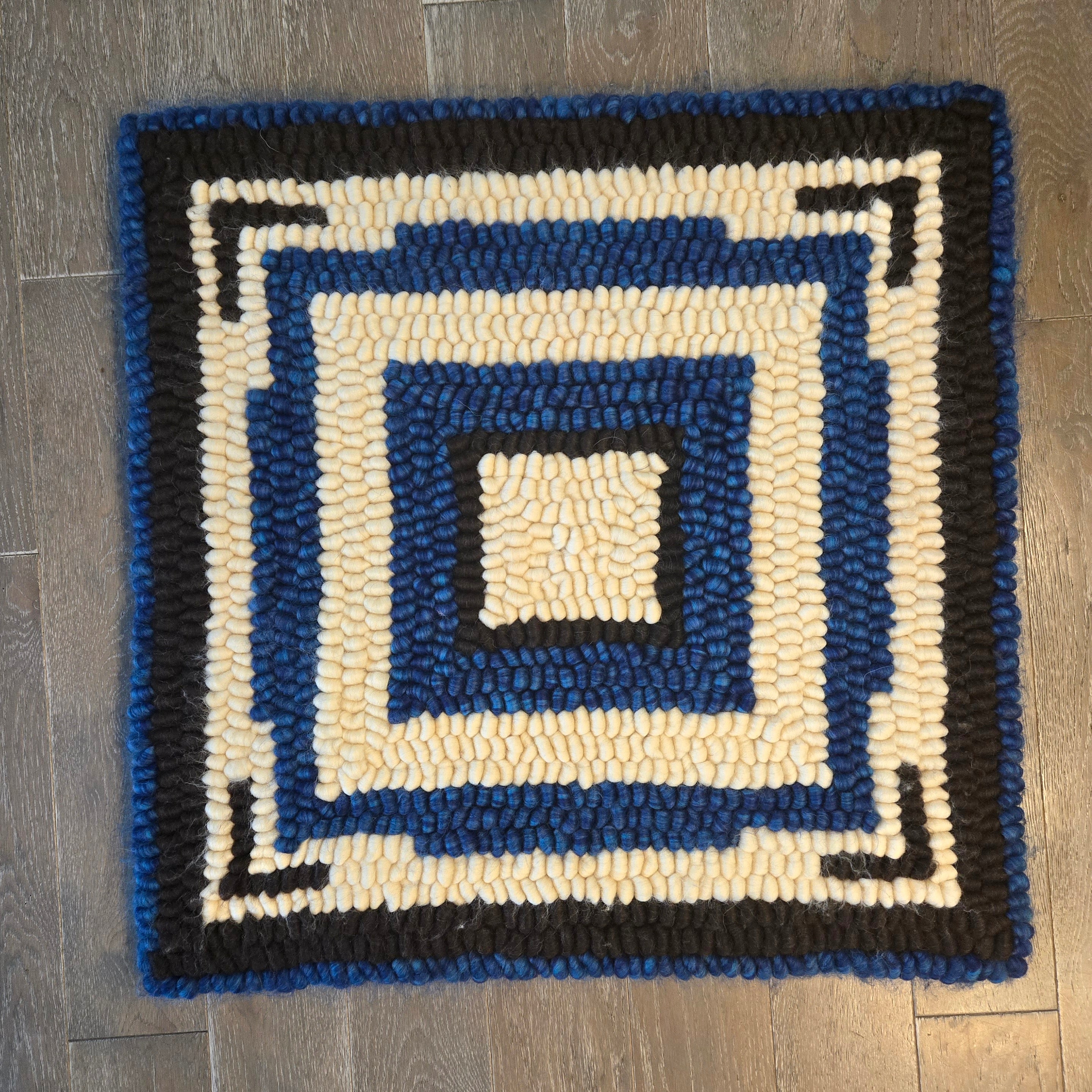 Pulled Wool Saddle Pad, 31x31, Corriedale and Cheviot Wool