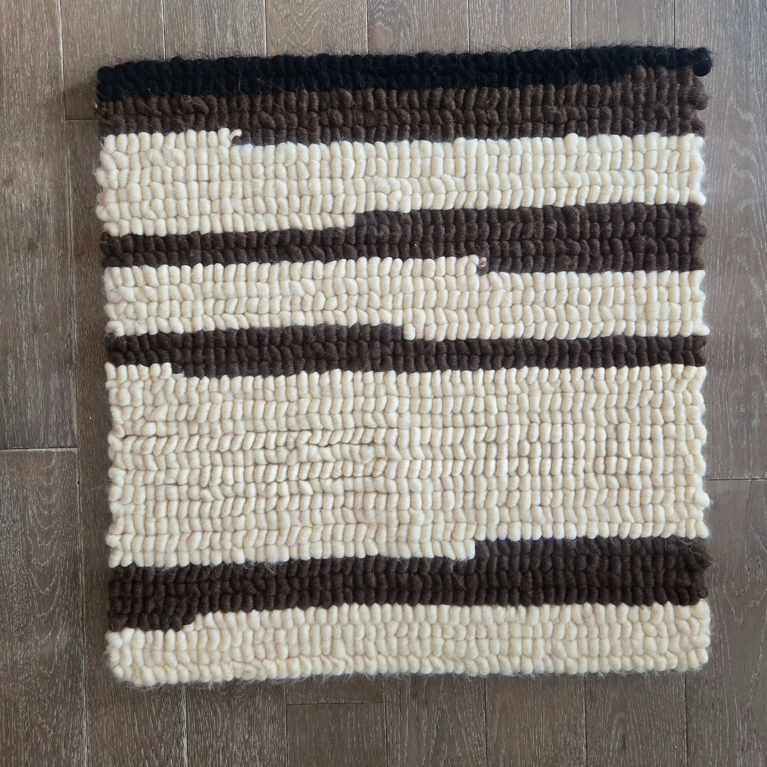 Custom pulled wool saddle pad
