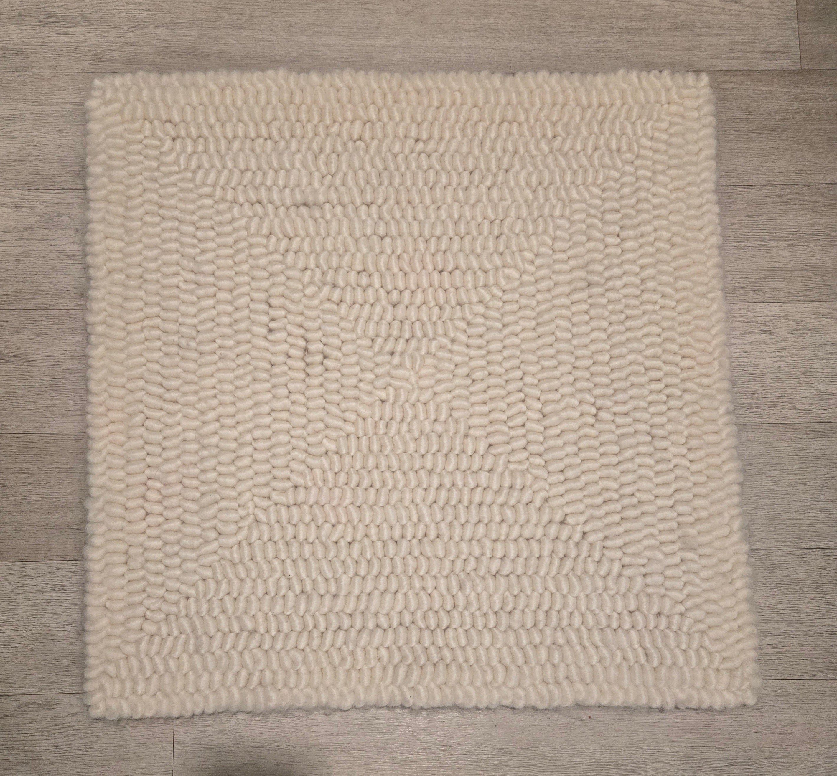Custom pulled wool saddle pad