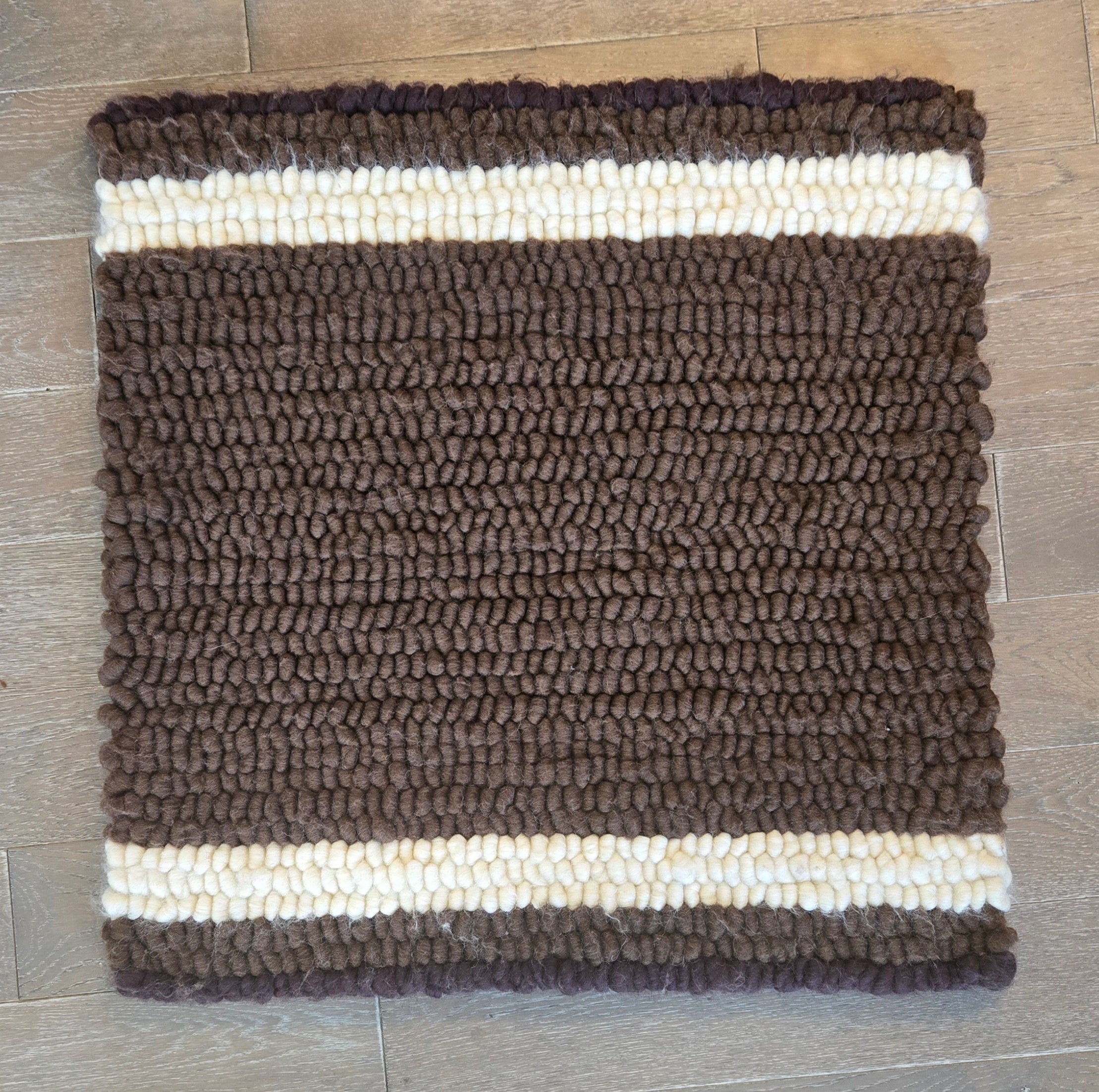 Custom pulled wool saddle pad