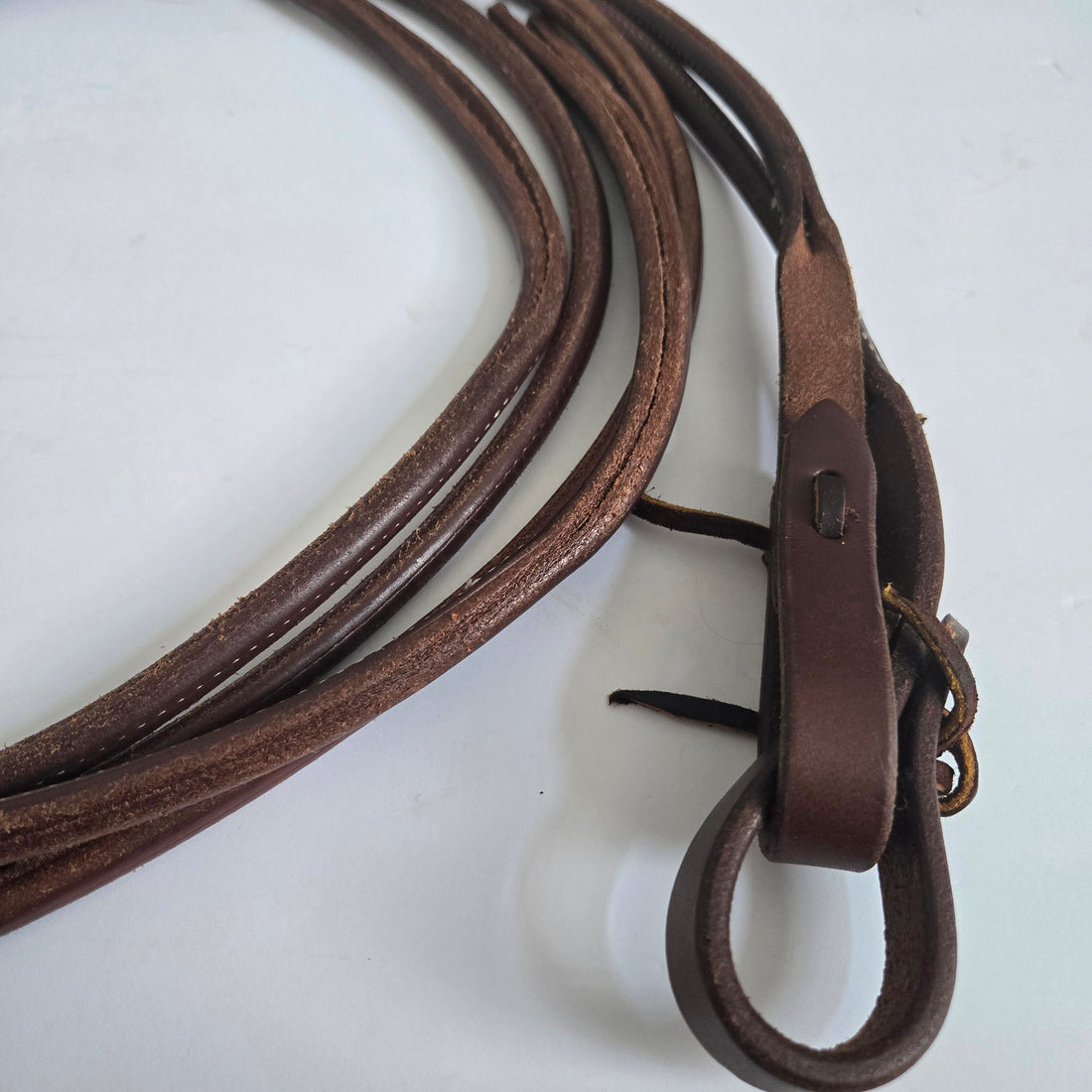 Rolled split reins, 8ft